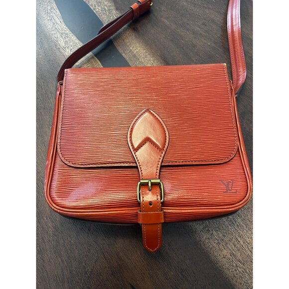 Louis Vuitton Epi Cartouchiere Leather Crossbody Bag with Adjustable Strap - Picture 1 of 16
